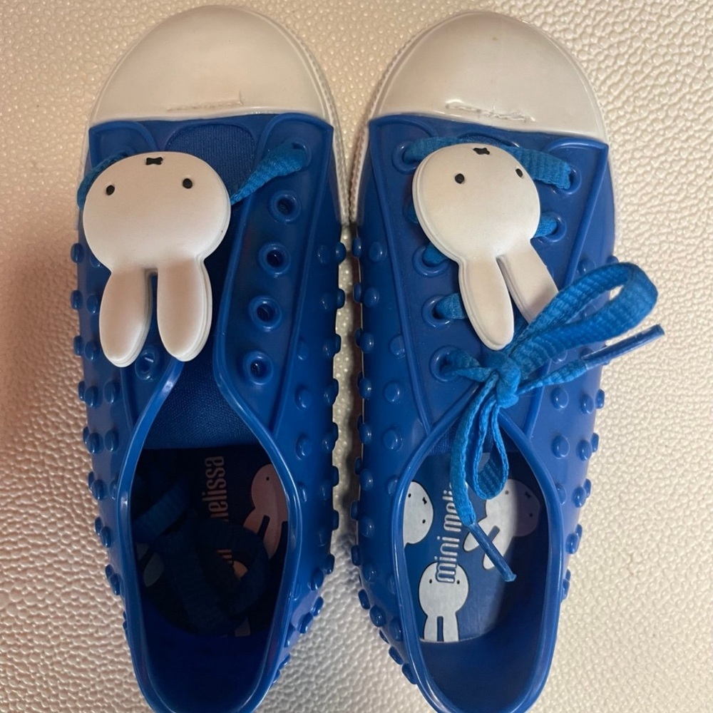 Mini Melissa Polibolha Miffy Sneaker Lace Up Jelly Shoes